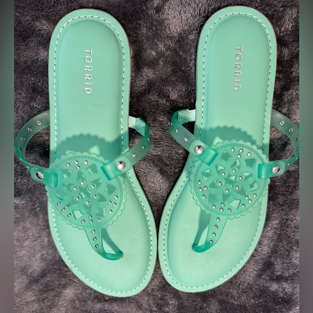 Torrid size 9ww Tory Burch style sandal